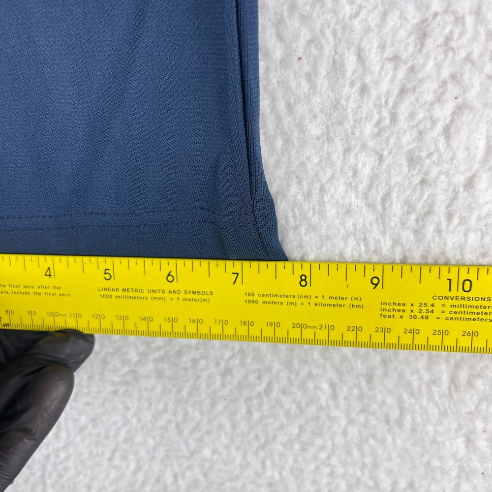 Lacoste Blue Straight Leg Pants Womens Mid-Rise Made in France Zip Up Size 6 - Picture 11 of 16